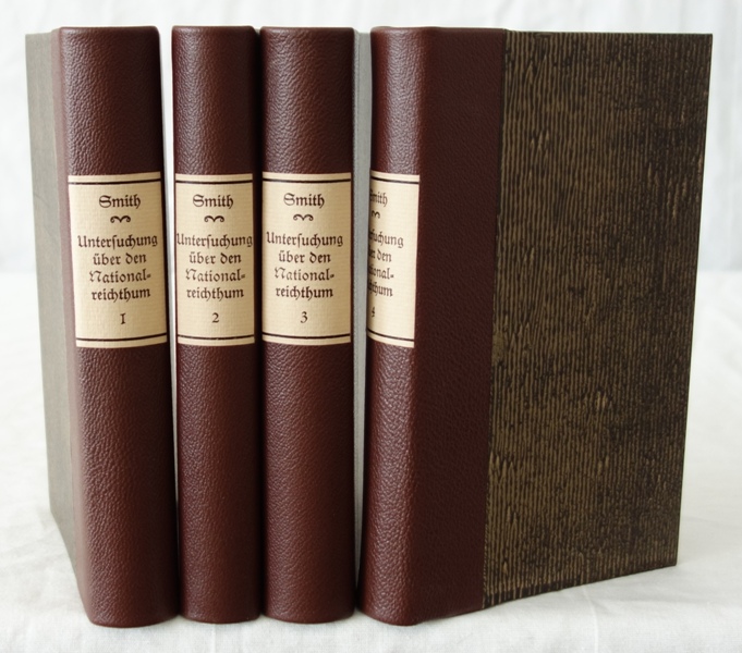 SMITH,A., Untersuchung über die Natur und die Ursachen. 4 Bde. 1794-96.