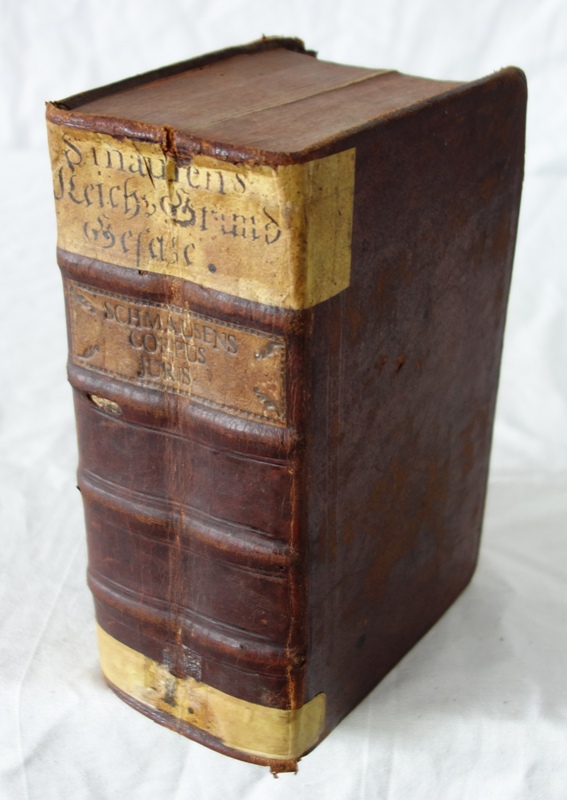 SCHMAUSS,J.J., Corpus Juris Publici. Leipzig 1759