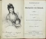 Craven, Denkwürdigkeiten der Markgräfin. 2 in 1. Stuttgart 1826
