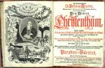 Arndt, Vom Wahren Christentum. Leipzig 1737. Aufgeklappt
