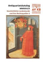 Geschichtliche Landeskunde und ihre Rechtsquellen
