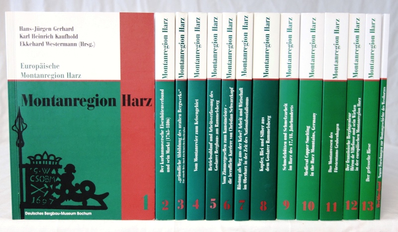 Montanregion Harz. 14 Bde. Bochum 2001-2018