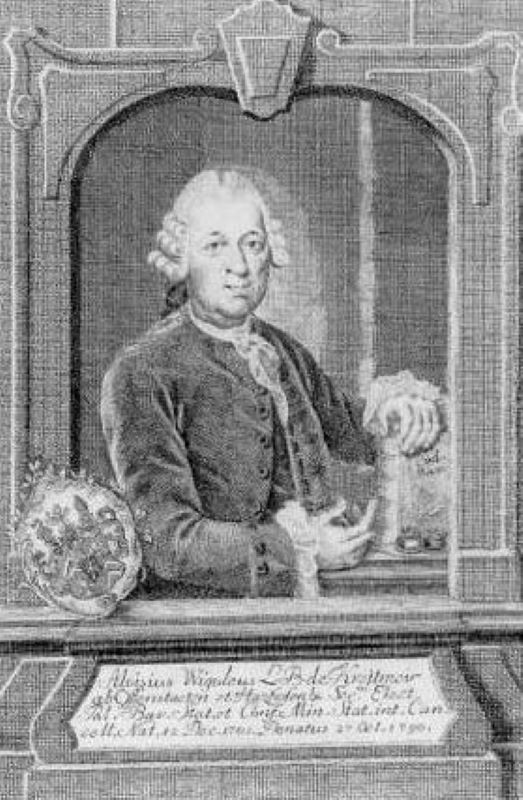 Porträt von Wiguläus Xaverius Aloysius von Kreittmayr