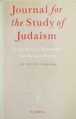 Journal STUDY of JUDAISM. 144 Lfgn. Leiden 1970/2018