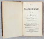MÜLLER, Staatsweisheitslehre. Leipzig 1810