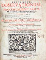 Gaill, Practicarum observationum. Köln 1721