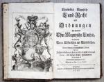 Churfürstlich-Mayntzisches Land-Recht. Mainz 1755