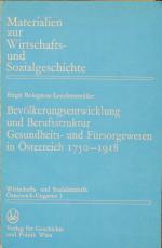 BOLOGNESE-LEUCHTENMÜLLER, Birgit, Bevölkerung Österreichs. Wien 1978. Karton