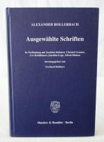 Hollerbach, Ausgewählte Schriften. Berlin 2006