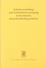 BENÖHR, Hans-Peter (Hg.), Arbeitslosenversorgung. Tübingen 1991