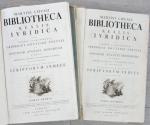 LIPENIUS, Bibliotheca Realis Iuridica. 2 Bde. Leipzig 1757