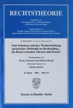 Rechtstheorie. Jge. 1-52 in 180 Heften. Berlin 1970-2021