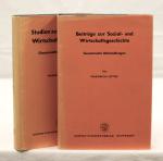 LÜTGE, Friedrich, Sozial- und Wirtschaftsgeschichte. 2 Bde. Stuttgart 1963-70