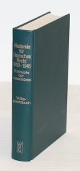 SCHUBERT,W. (Hg.), Volksgesetzbuch. Berlin 1988